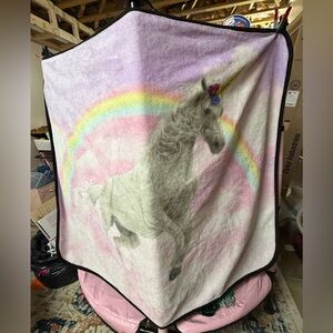 Unicorn Rainbow Blanket